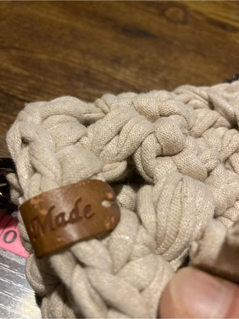 Hand made crocheted purse